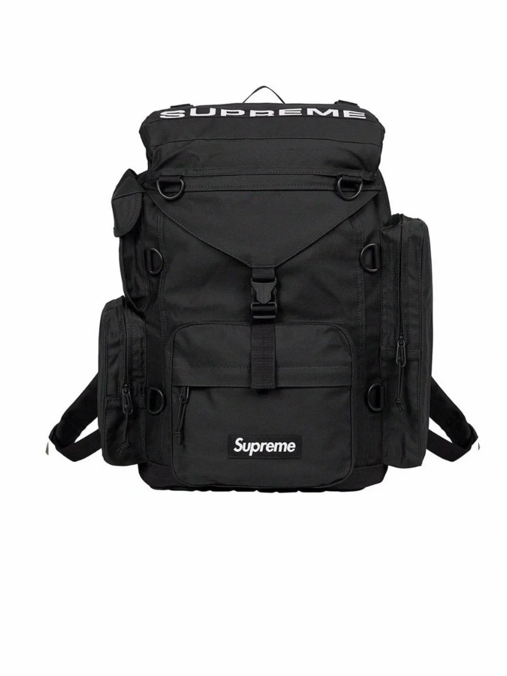 Supreme Black Tactical Field Backpack - Men's